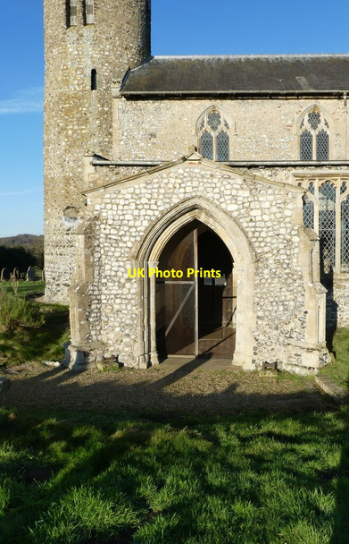 Photo 6"x4" Church Entrance Porch St Mary's Roughton Roughton\/TG2137 c2022