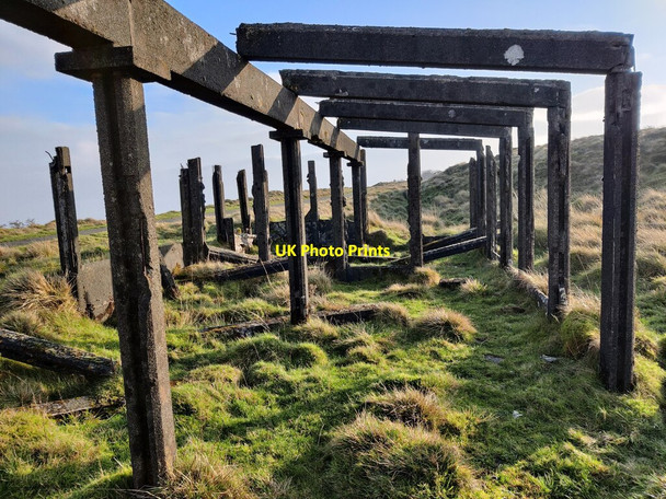 Photo 6"x4" Inside a ruined building on Abdon Burf Hillside\/SO5987 c2022
