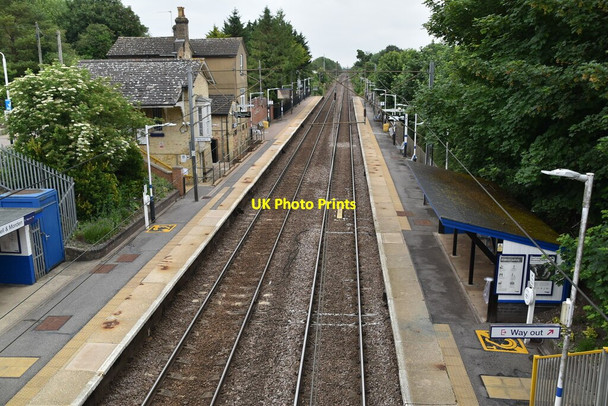 Photo 6"x4" Ashwell & Morden Station Odsey c2021