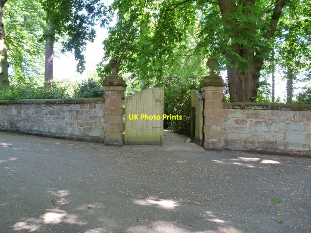 Photo 6"x4" Gate into the garden near the Cafe Hodnet c2013