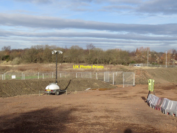 Photo 6"x4" Building site by Queen Margaret University Newcraighall c2022