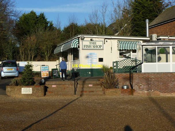 Photo 6"x4" Roughton Fish Shop Roughton\/TG2137 c2022