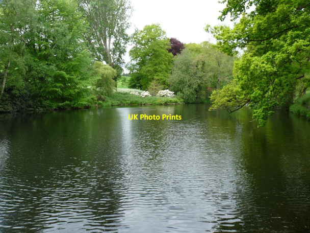 Photo 6"x4" Looking back over the pool Hodnet c2013