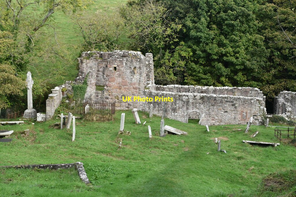 Photo 6"x4" Layd Old Church Cushendall c2021