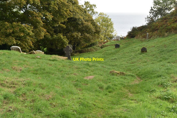 Photo 6"x4" Graves, Layd Old Church Cushendall c2021
