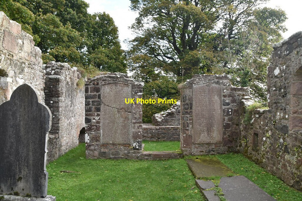 Photo 6"x4" Layd Old Church Cushendall c2021