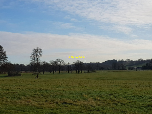 Photo 6"x4" View from Monarch's Way to distant Tardebigge Church Bromsgrove c2022