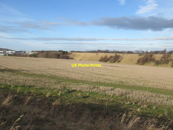 Photo 6"x4" A1 embankment, Whitehill Mains Brunstane\/NT3172 c2022