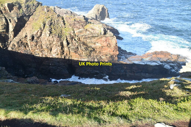 Photo 6"x4" Hell Hole, Malin Head Ballygorman c2021