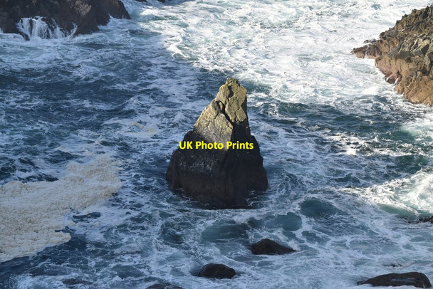 Photo 6"x4" Stack, Malin Head Ballygorman c2021