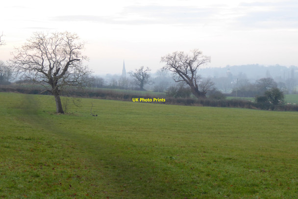 Photo 6"x4" Footpath to Upton-upon-Severn Holly Green\/SO8641 c2022