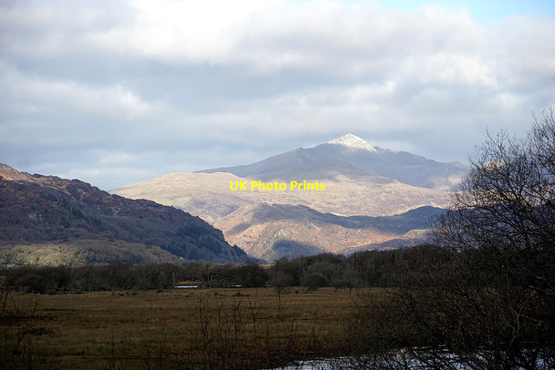 Photo 6"x4" Snowdon viewed from near Boston Lodge Gwastadnant c2022