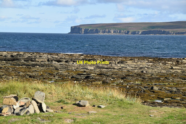 Photo 6"x4" Caithness Flagstone Wave Cut Platform Castletown\/ND1967 c2021