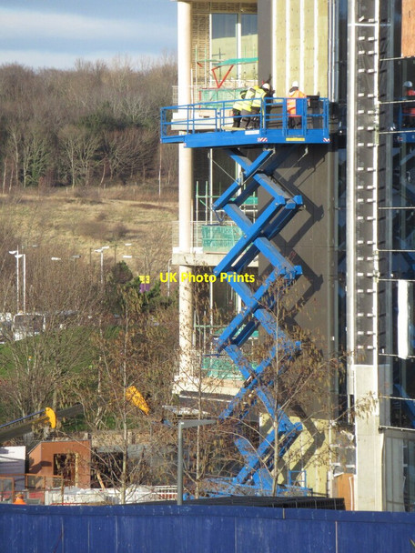 Photo 6"x4" Finishing a building, Edinburgh Bioquarter Moredun c2022