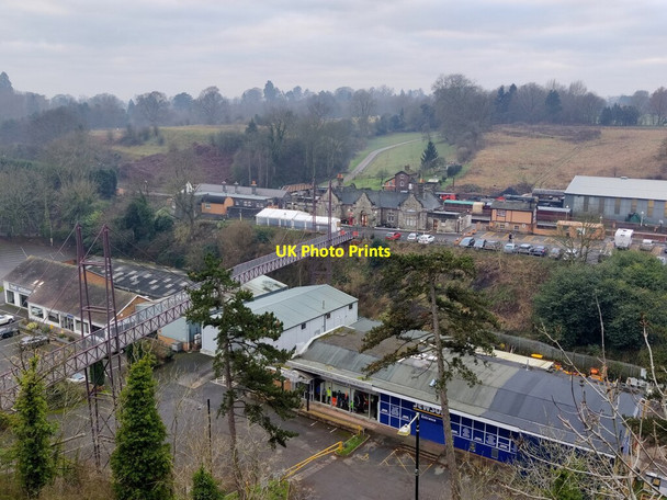 Photo 6"x4" Footbridge to Bridgnorth railway station Bridgnorth c2022
