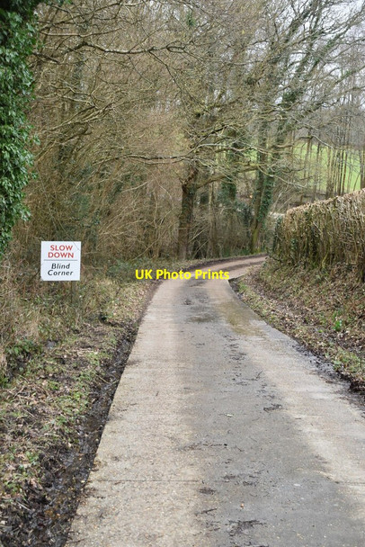 Photo 6"x4" Slow down, blind bend! Danegate c2021