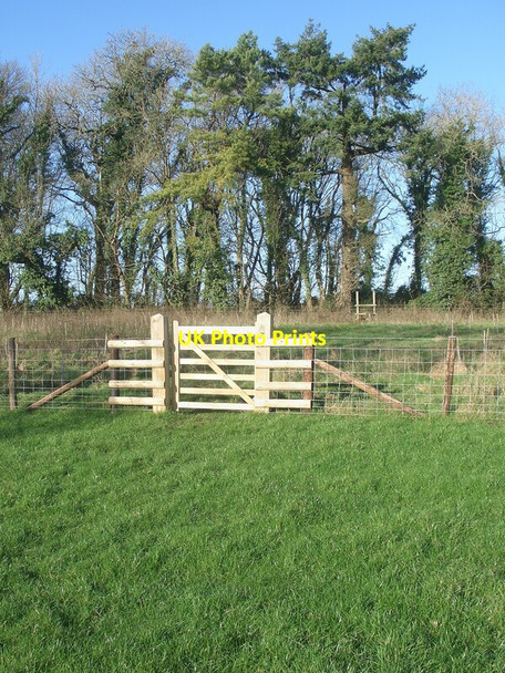 Photo 6"x4" Gate on a public footpath just south of Long Belt, Tythegston Tythegston c2022