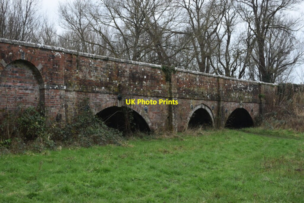 Photo 6"x4" Flood arches at Old Iford Bridge Christchurch\/SZ1592 c2022