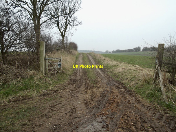 Photo 6"x4" Field track near Irby Irby upon Humber c2022