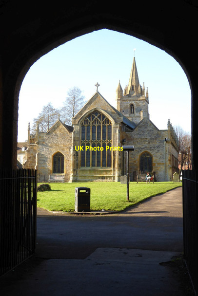 Photo 6"x4" St Lawrence's church Evesham c2022