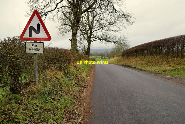 Photo 6"x4" Bends sign, Bracky Milltown\/H5775 c2022