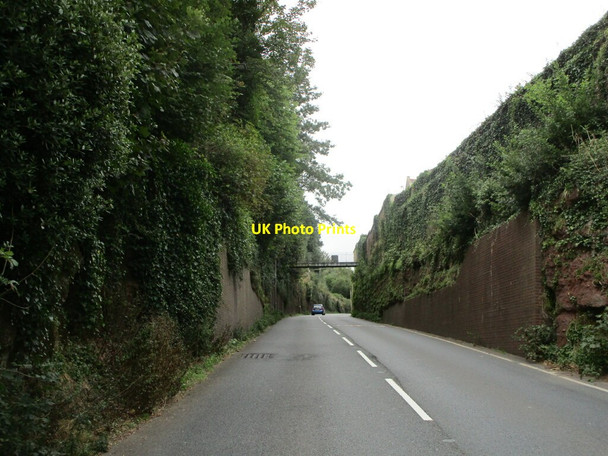 Photo 6"x4" A377 and bridge to Newton House Newton St Cyres c2021