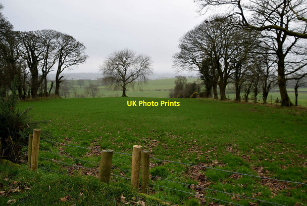 Photo 6"x4" Distant mist, Bracky Milltown\/H5775 c2022