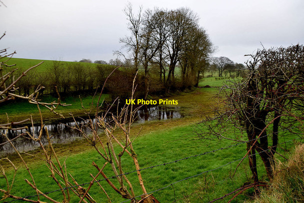 Photo 6"x4" Water lying in a field, Bracky Milltown\/H5775 c2022