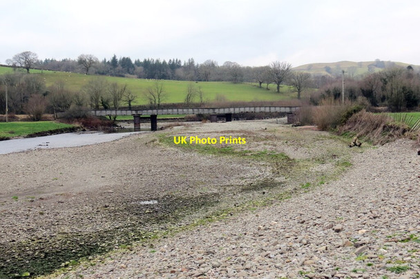 Photo 6"x4" Afon Tywi \/ River Tywi Llandovery\/Llanymddyfri c2022