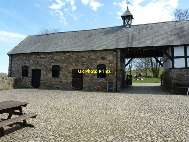Photo 6"x4" Old barn at Home Farm Chirk Castle Bronygarth c2015