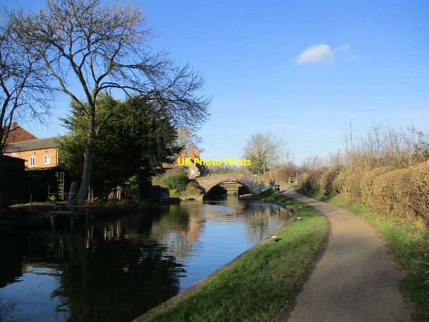 Photo 6"x4" The Erewash Canal below Sandiacre Lock Long Eaton c2022
