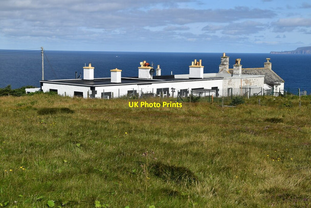 Photo 6"x4" Coastguard cottages, Dunnet Head Brough\/ND2273 c2021