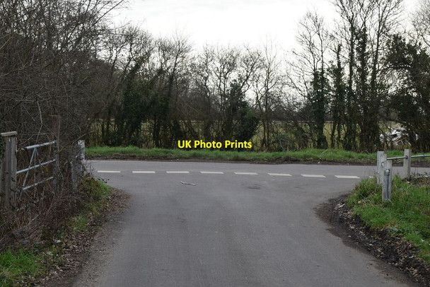 Photo 6"x4" Wagon Lane, Queen St junction Gain Hill c2021