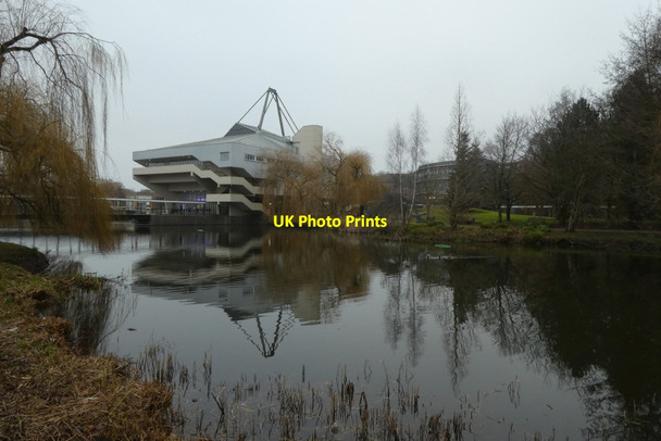 Photo 6"x4" Lake east of Central Hall Heslington c2022
