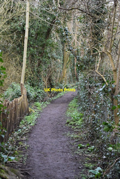Photo 6"x4" Footpath to East Malling Well Street c2021