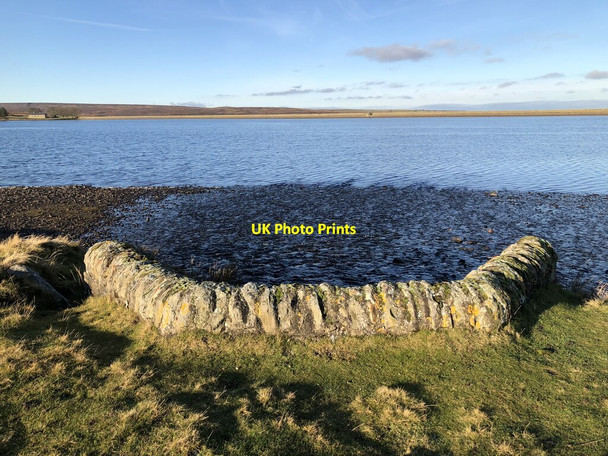 Photo 6"x4" Smiddy Shaw Reservoir Horsleyhope c2021