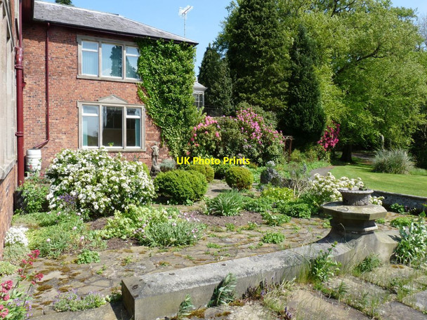 Photo 6"x4" Consall Hall and garden Consall c2014
