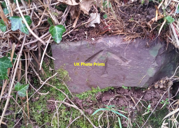 Photo 6"x4" Ordnance Survey Pivot Defynnog c2022