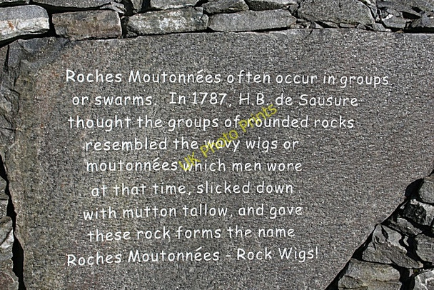 Photo 6"x4" How the Roches Moutonn\u00c3\u00a9es Got Their Name Dulnain Bridge c2009
