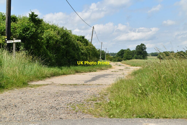 Photo 6"x4" Farm track Litlington\/TL3142 c2021