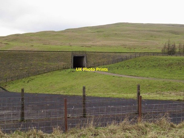 Photo 6"x4" Ellershie Hill and underpass, A74(M) Crawford\/NS9520 c2022