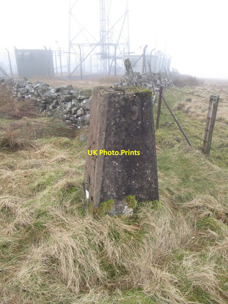 Photo 6"x4" Triangulation pillar, Lady Cairn Elvanfoot c2022