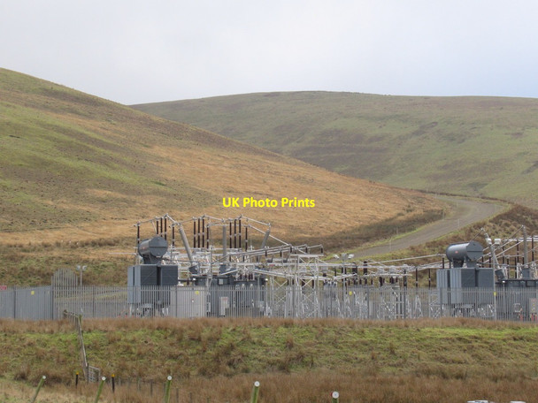 Photo 6"x4" Substation, Clyde Wind Farm Crawford\/NS9520 c2022