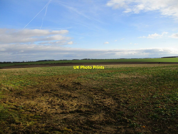 Photo 6"x4" Wolds landscape, Hameringham Hameringham c2022