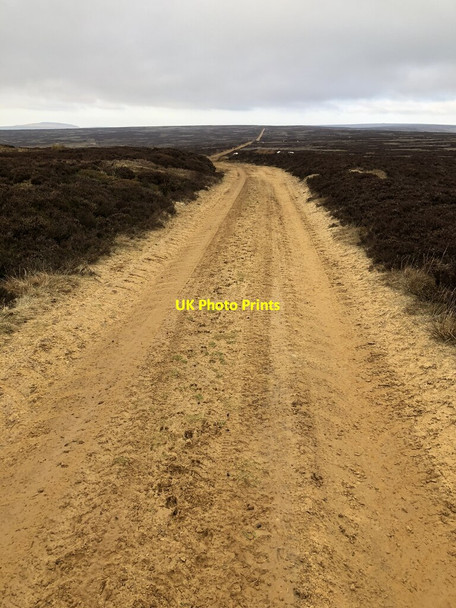 Photo 6"x4" Moorland Track At Stump Cross Cockayne c2022
