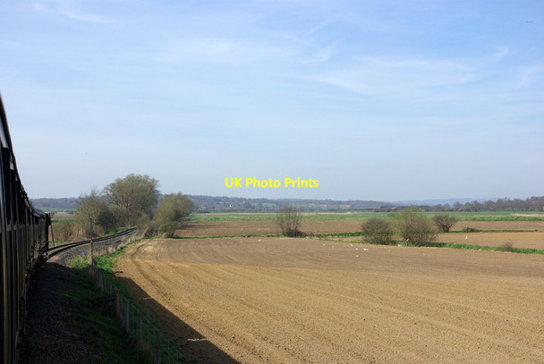 Photo 6"x4" Farmland north of railway Potman's Heath c2007