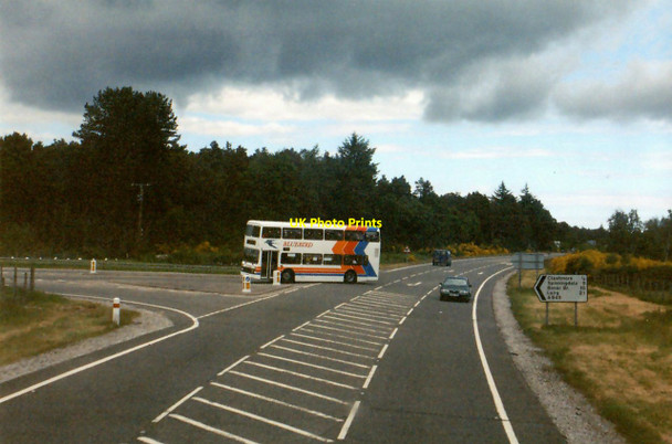 Photo 6"x4" Road junction at Clashmore Clashmore\/NH7489 c1998