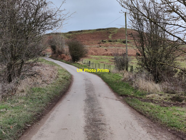 Photo 6"x4" Lane towards Cockshutford Abdon c2022