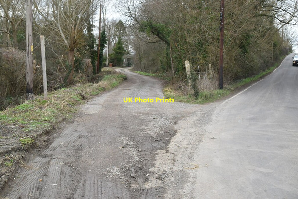 Photo 6"x4" Footpath off Queen St Queen Street c2021