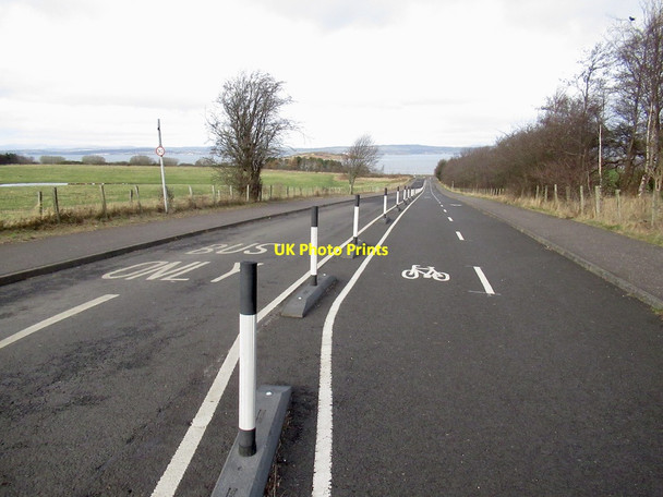 Photo 6"x4" Silverknowes Road after closure Silverknowes c2022